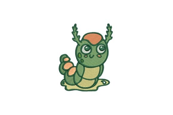 Adorable Caterpillar Monster Embroidery Review