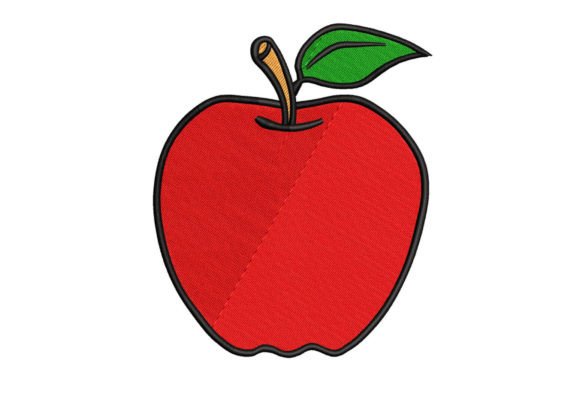 Apple Embroidery Digitizing Design Review