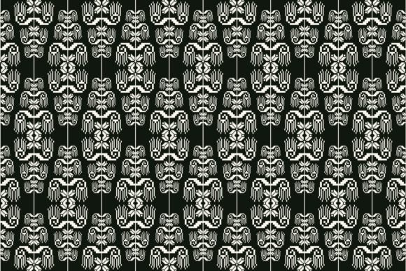 Aztec Tribal Embroidery Abstract Pattern Review