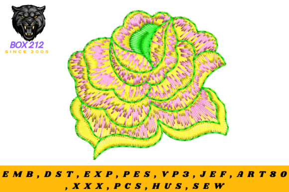 Beautiful Rose Digital Embroidery Design Review