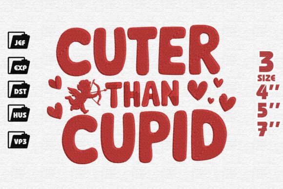 Cupid’s Cutest Rival Embroidery Review