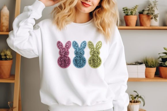 Easter Day Bunny Sequin Faux Embroidery Review