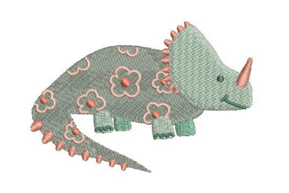 Floral Dinosaur Embroidery Design Review
