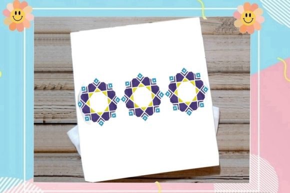Moroccan Geometric Embroidery Delight 1 Ensemble