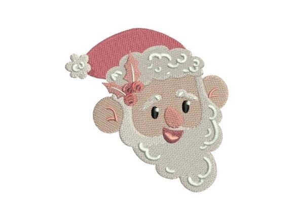 Pink Christmas Santa Embroidery Review