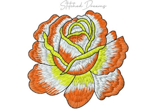 Serene Blossom Embroidery Design